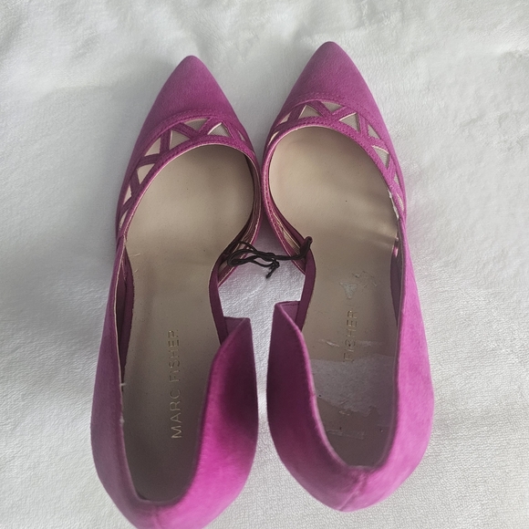 Eileen Fisher Heels 7.5M Vibrant Pink - Picture 4 of 5